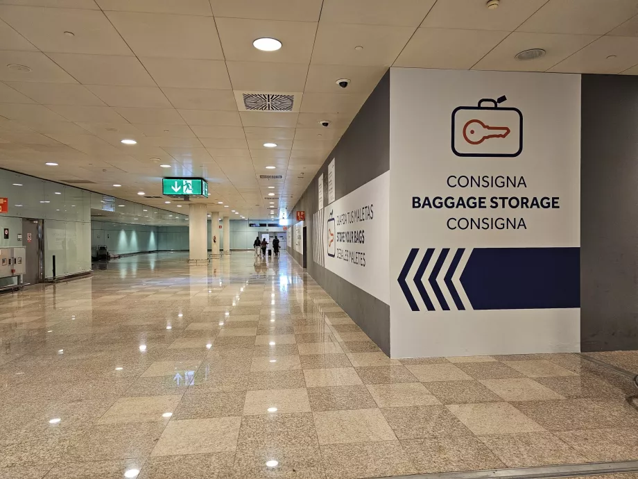 Przechowalnia bagażu, Terminal 1
