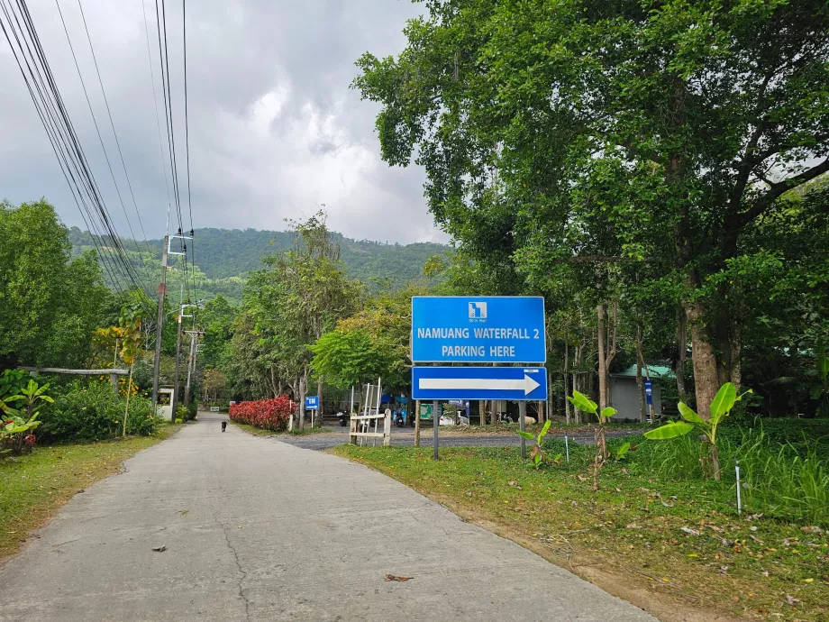 Kierunek Wodospad Namuang 2