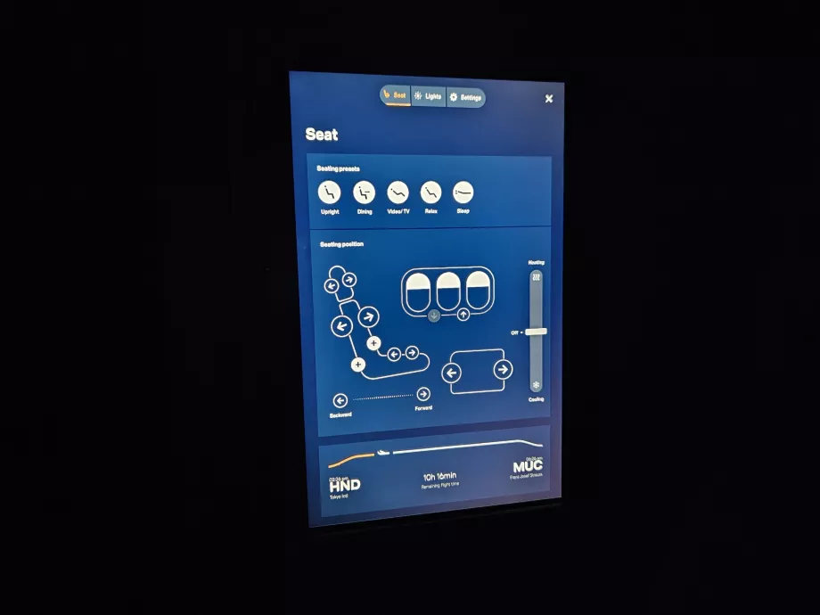 Sterowanie fotelem za pomocą tabletu