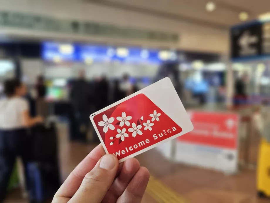 Powitalna karta transportu turystycznego Suica