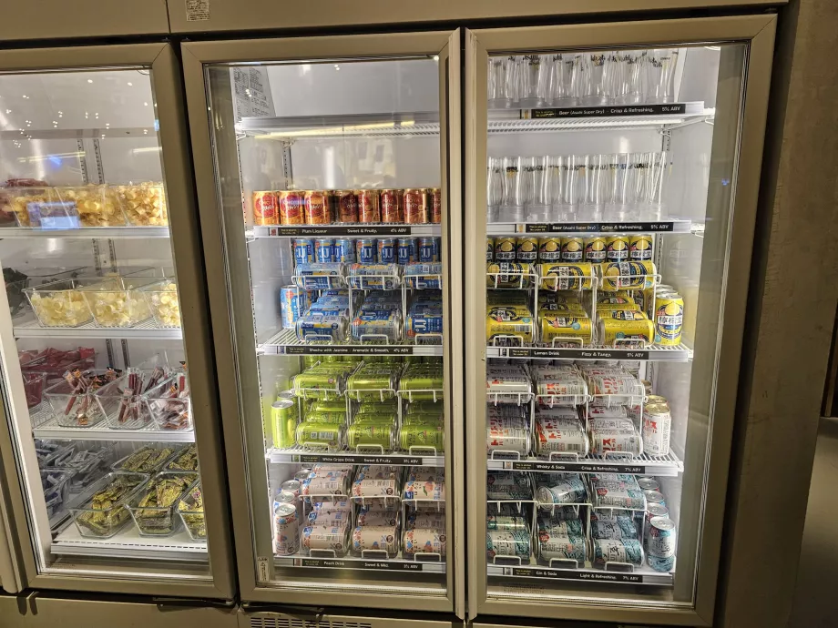 Share Lounge, napoje