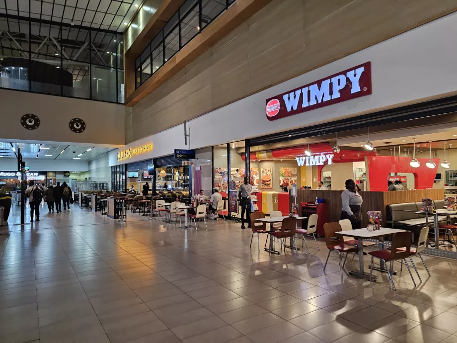 Food court, sekcja tranzytu krajowego