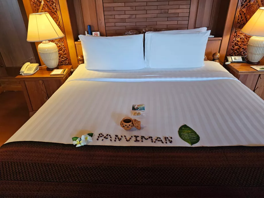 Łóżko w naszym pokoju