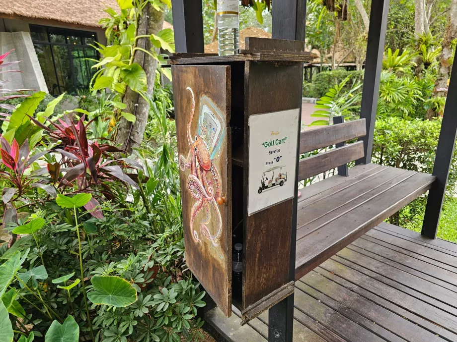 Telefon do wezwania wózka golfowego