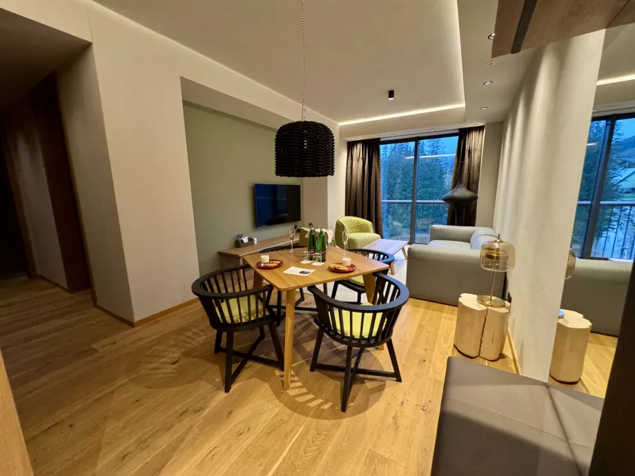 Pokój dzienny w apartamencie