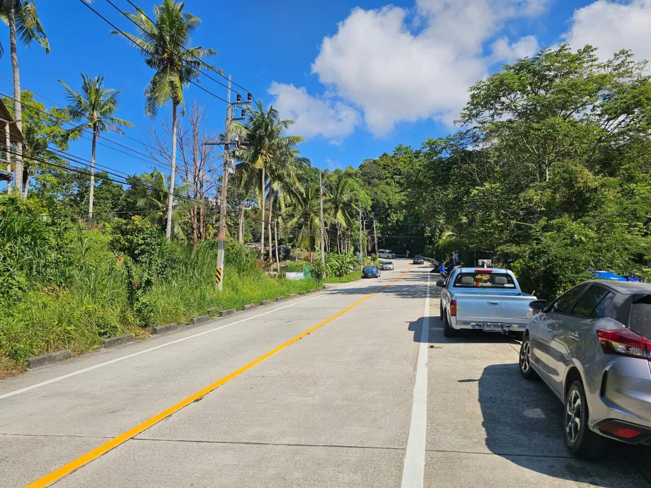 Główna droga na Koh Phangan