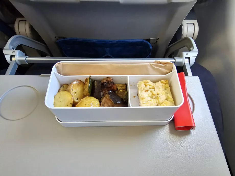 Bezpłatne menu podczas lotu do Europy