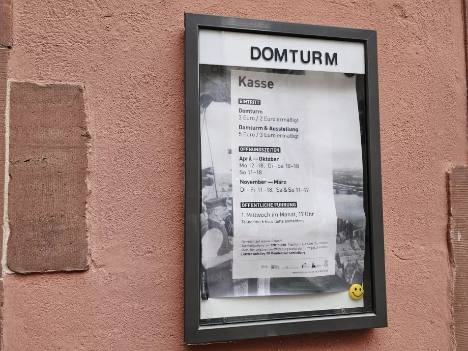 Ceny wstępu do wieży