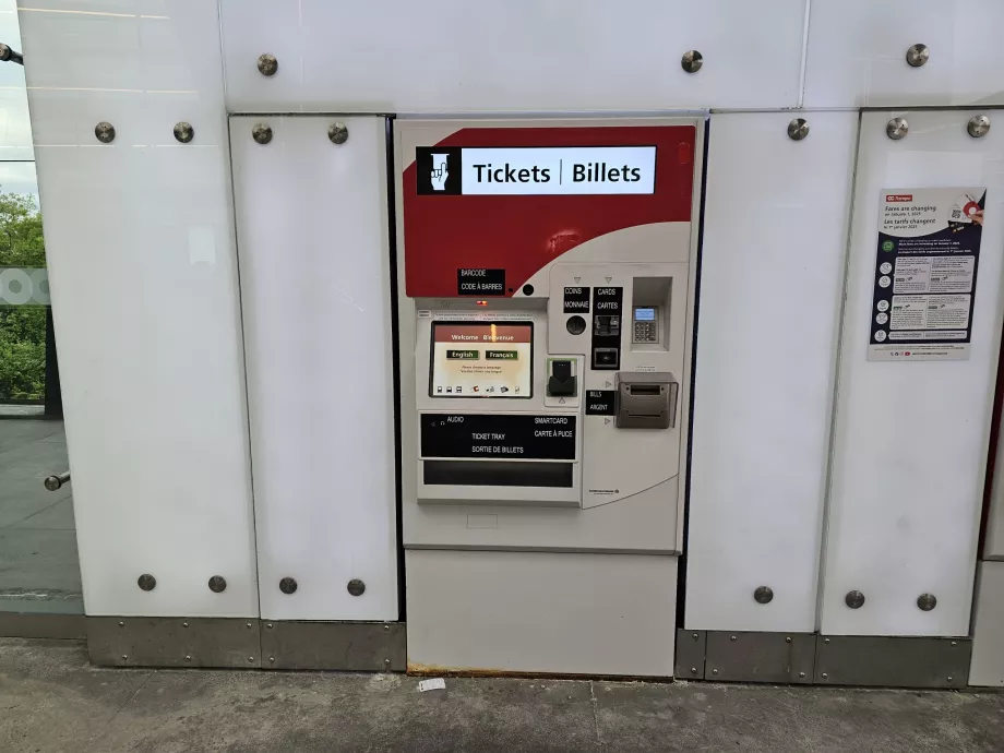 Automat do sprzedaży biletów