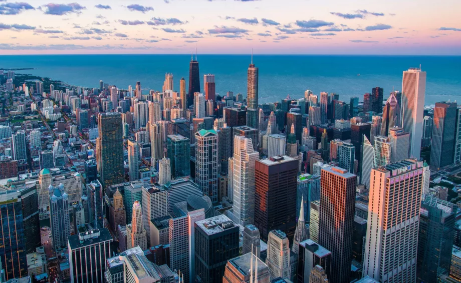 Widok z Willis Tower