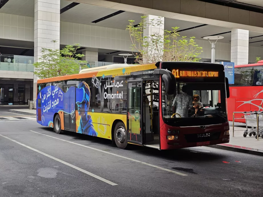 Autobus A1 w kierunku centrum