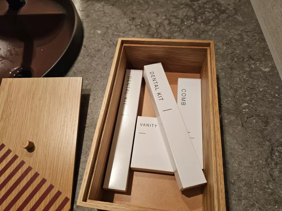 Zestaw udogodnień w łazience