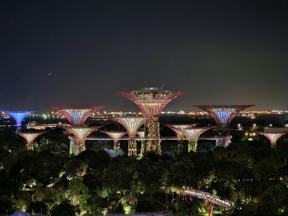 Nocny widok z pokoju