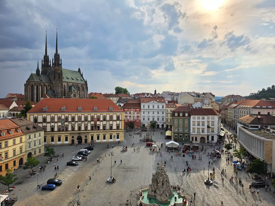 Widok z balkonu w wieży
