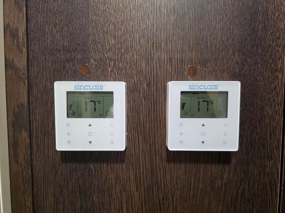 Elementy sterujące klimatyzacją
