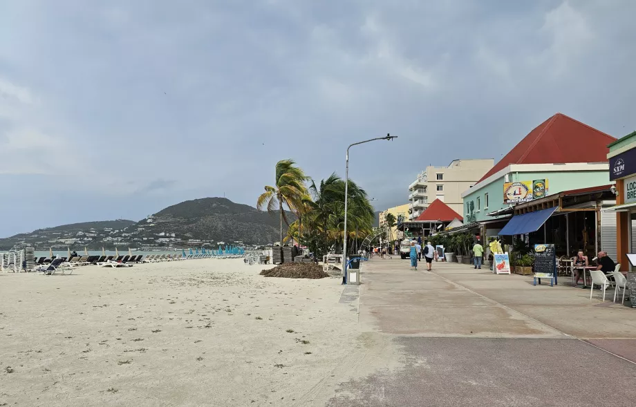 Plaża i promenada, Philipsburg