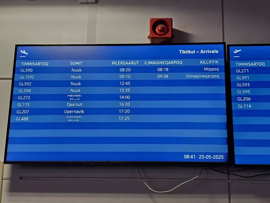 Tablica przylotów