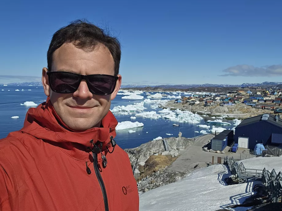 Christopher w Ilulissat