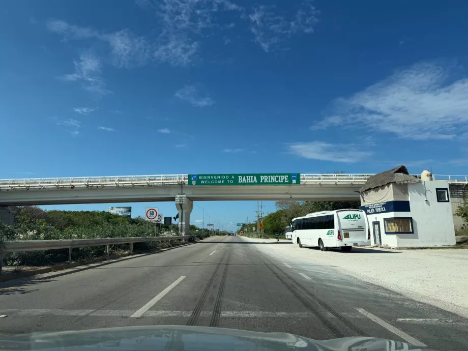 Autostrada między Cancún a Tulum