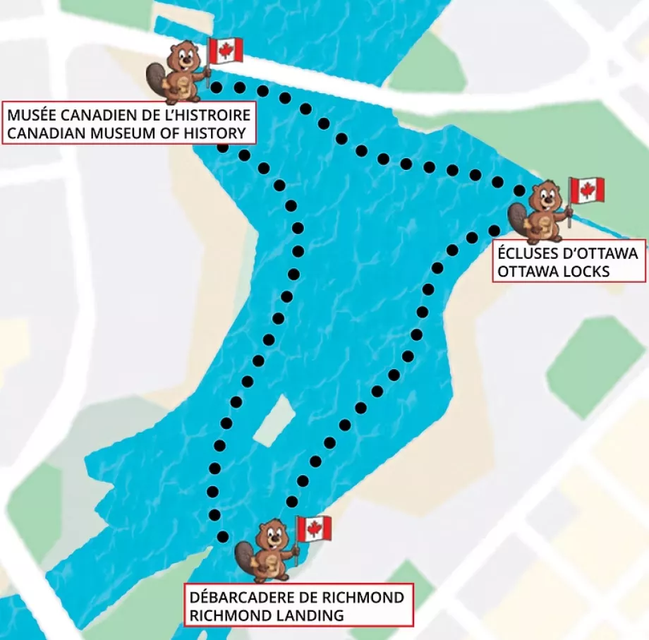 Mapa taksówek wodnych