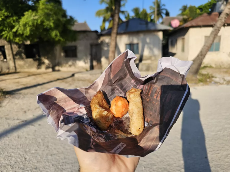 Przekąska w Jambiani