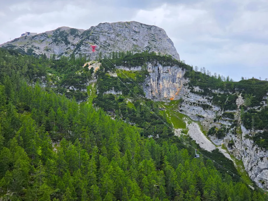 Drugi odcinek kolejki linowej na Krippenstein