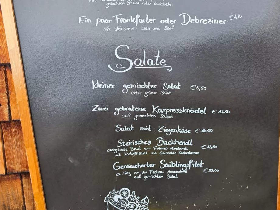 Ceny w restauracjach