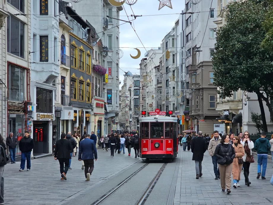 Historyczny Taksim - tramwaj Tünel