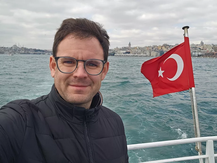 Ja na łodzi do Maiden Tower