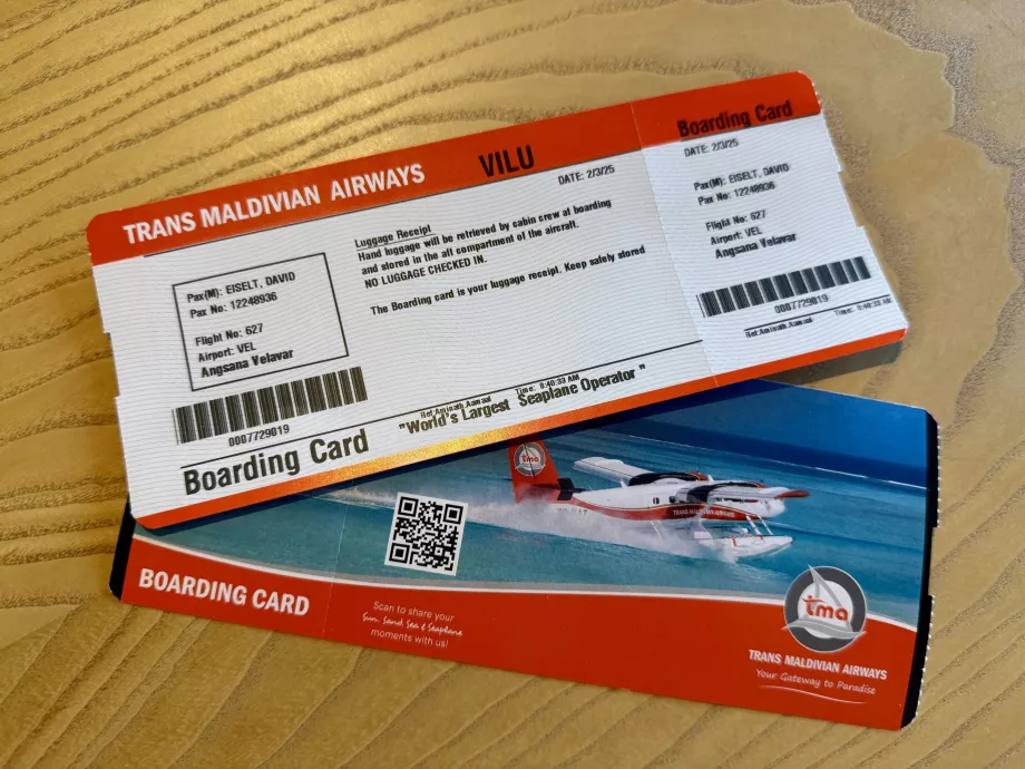 Bilety lotnicze Trans Maldivian Airways