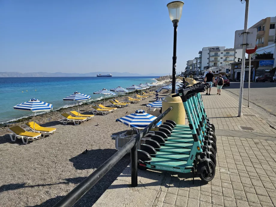 Współdzielone skutery na Rodos