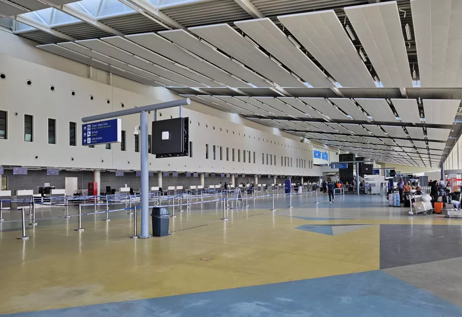 Terminal 3, stanowiska odprawy