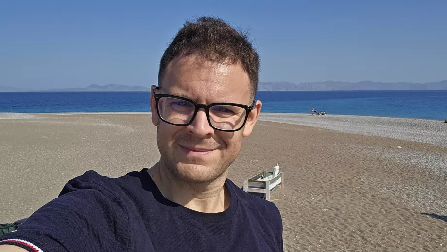 Christopher na Windy Beach