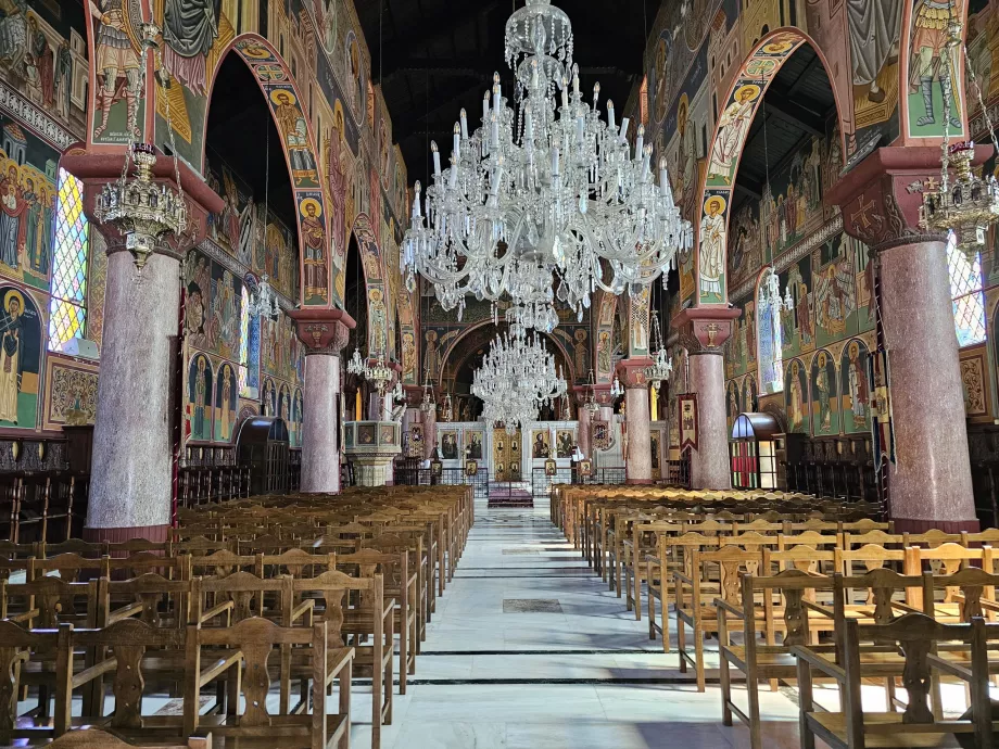 Kościół Evangelismos, wnętrze
