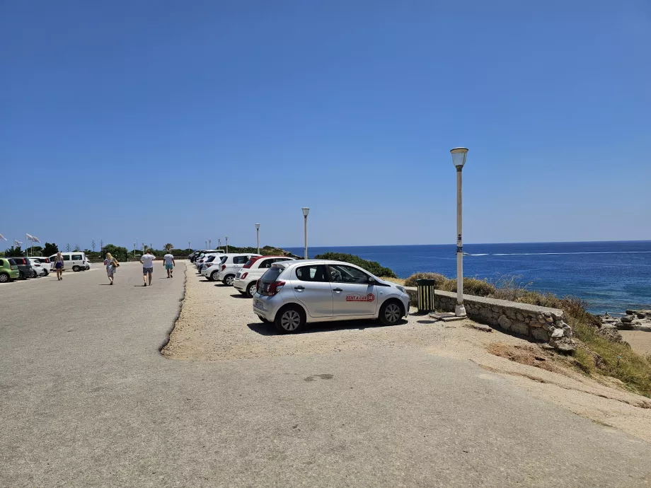 Parking przy źródłach Kallithea