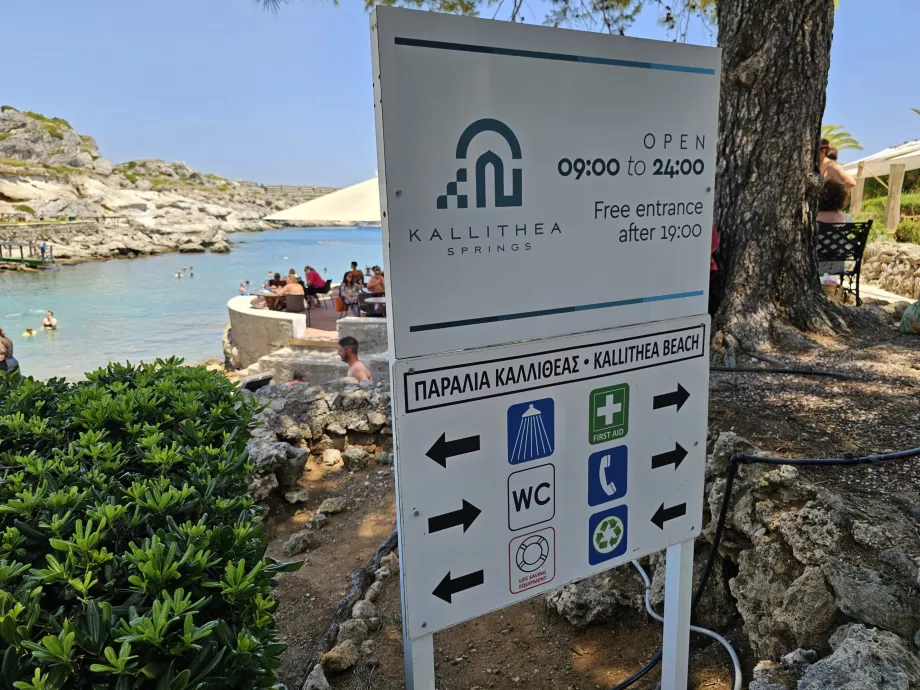 Godziny otwarcia Kallithea Springs
