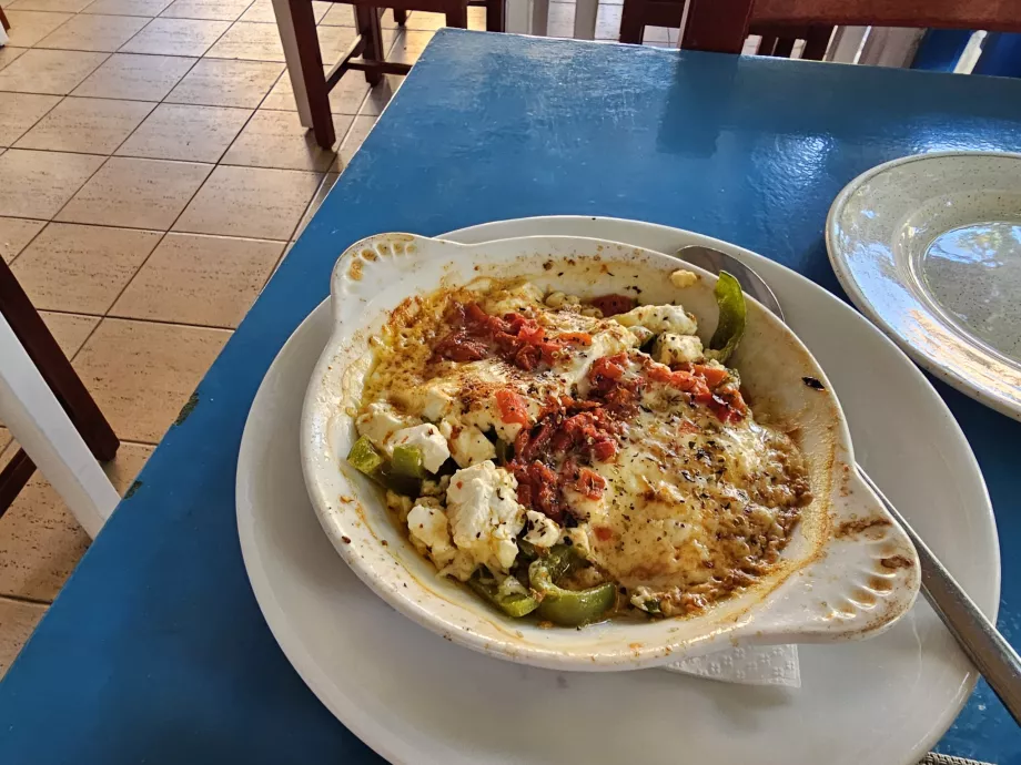 Zapiekany ser feta