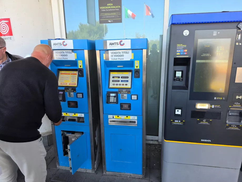 Automaty biletowe - Alibus