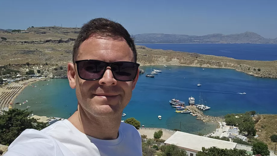 Krzysztof, Akropol w Lindos