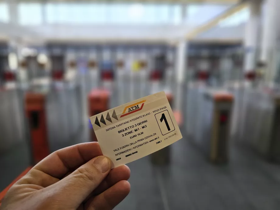 Bilet papierowy na transport publiczny