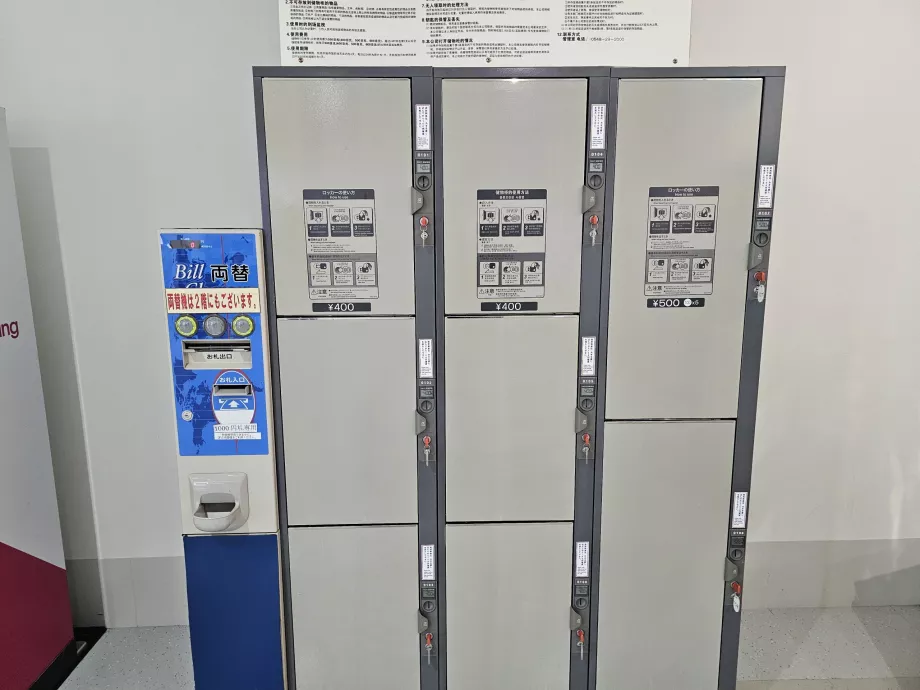 Szafki do przechowywania bagażu