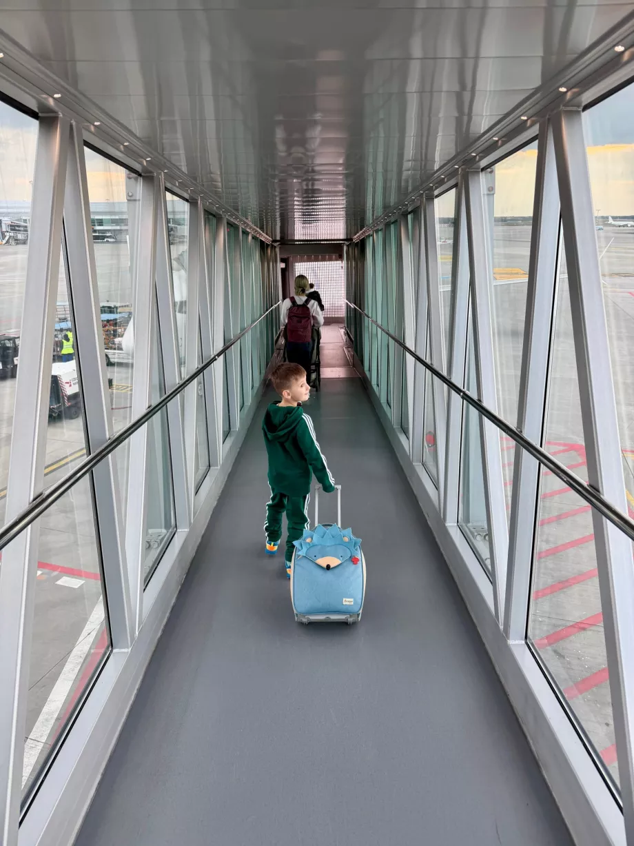 Wejście na pokład samolotu