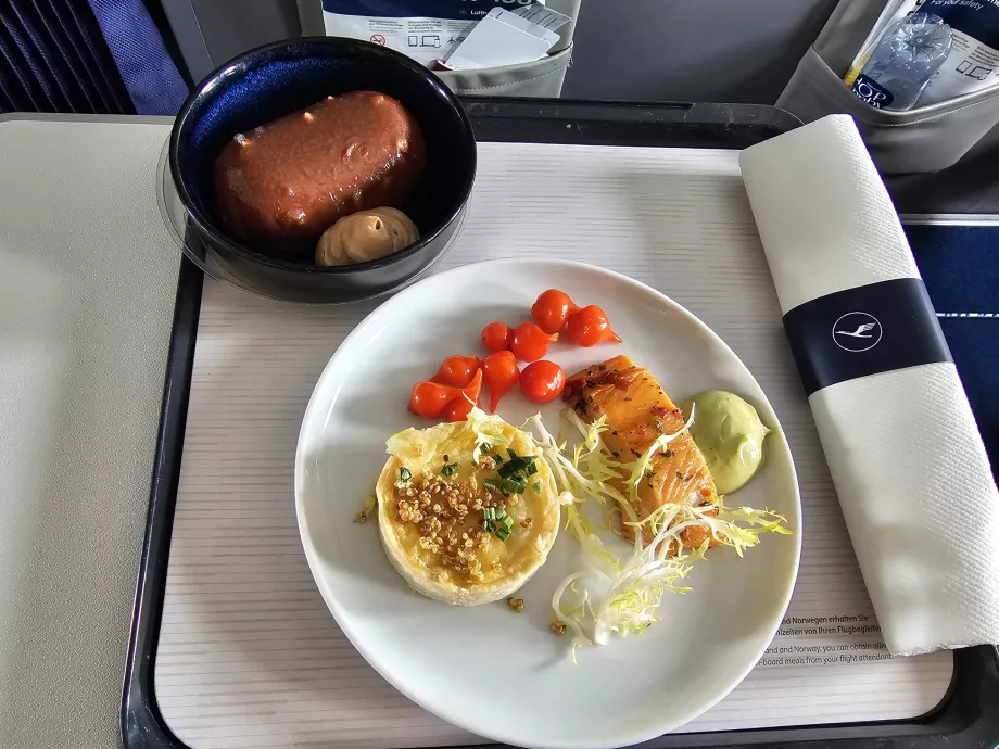 Poczęstunek na trasie PRG-MUC