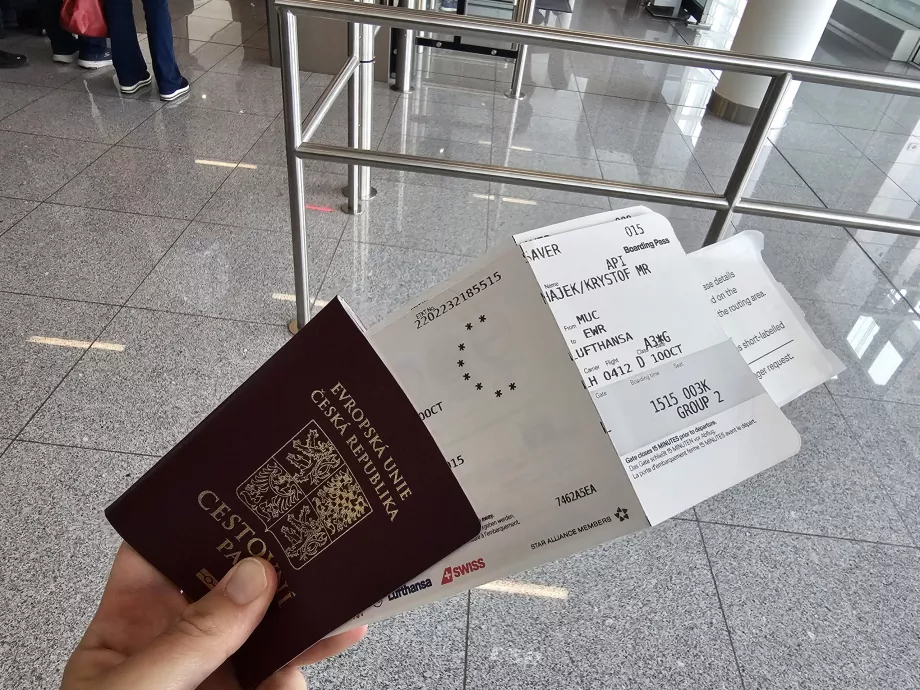 Karta pokładowa klasy biznes