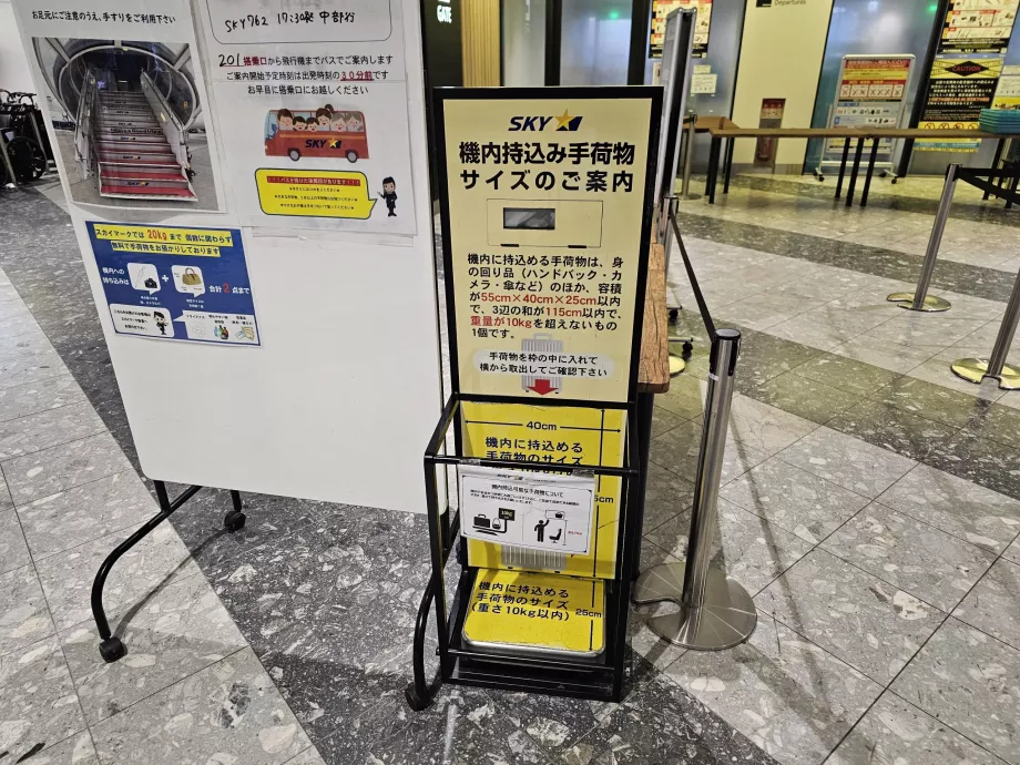 Szablon bagażu podręcznego