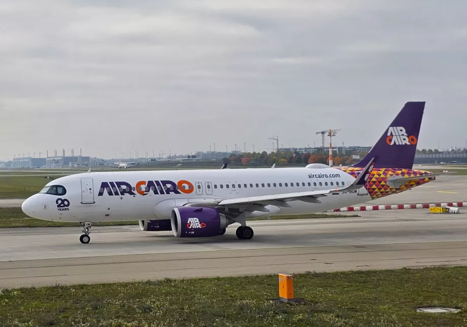 Air Cairo, Airbus A320 na lotnisku MUC w Monachium