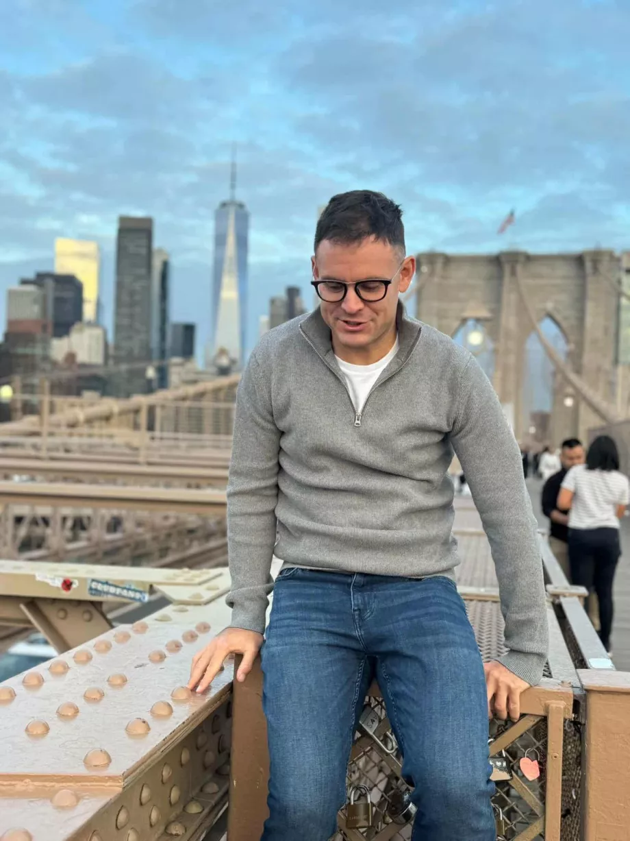 Ja na Moście Brooklińskim