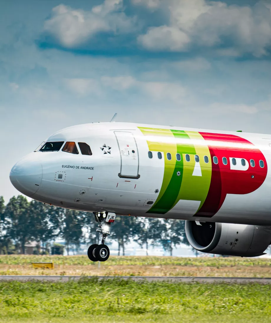 TAP Air Portugal na lotnisku Amsterdam AMS