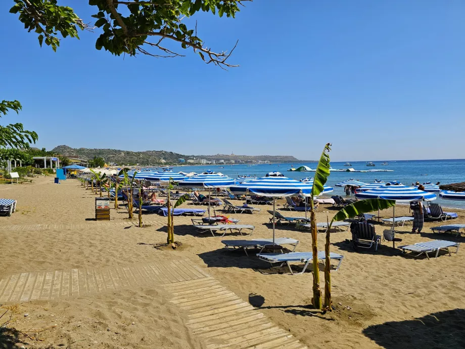 Główna plaża Faliraki