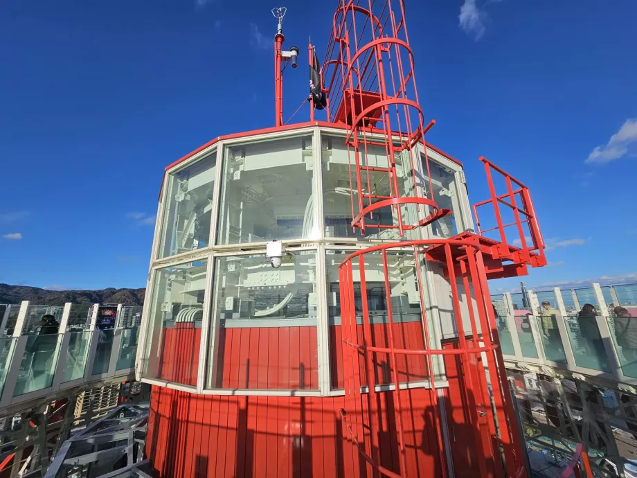 Latarnia morska w wieży portowej w Kobe